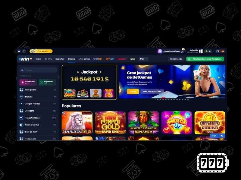 Casino en línea 1Win: juegos y slots en el sitio de 1Win
